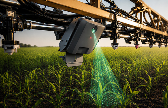 Pulverização seletiva em lavoura de soja — sistema de pulverização agrícola com aplicação direcionada